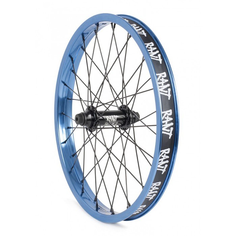ROUE AVANT BMX 18'' RANT PARTY ON V2 BLEU